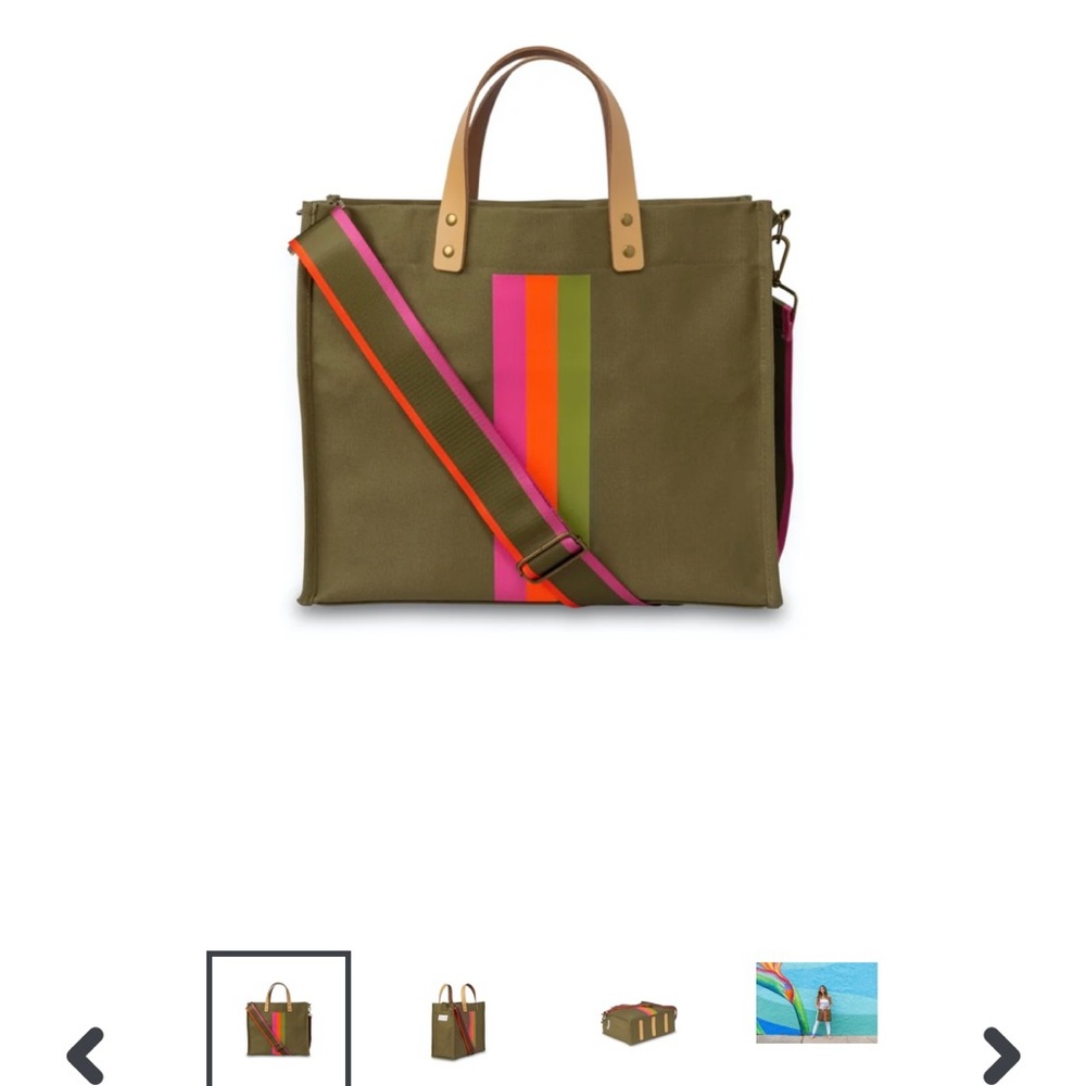 Stylish Army Green Tote